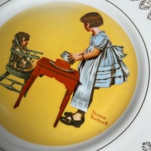 Norman Rockwell Plate Party Time